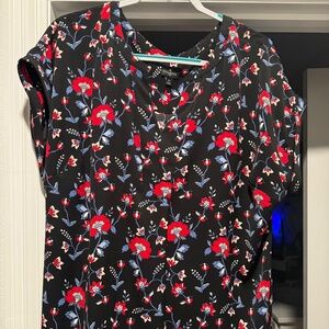 Talbots Floral Blouse